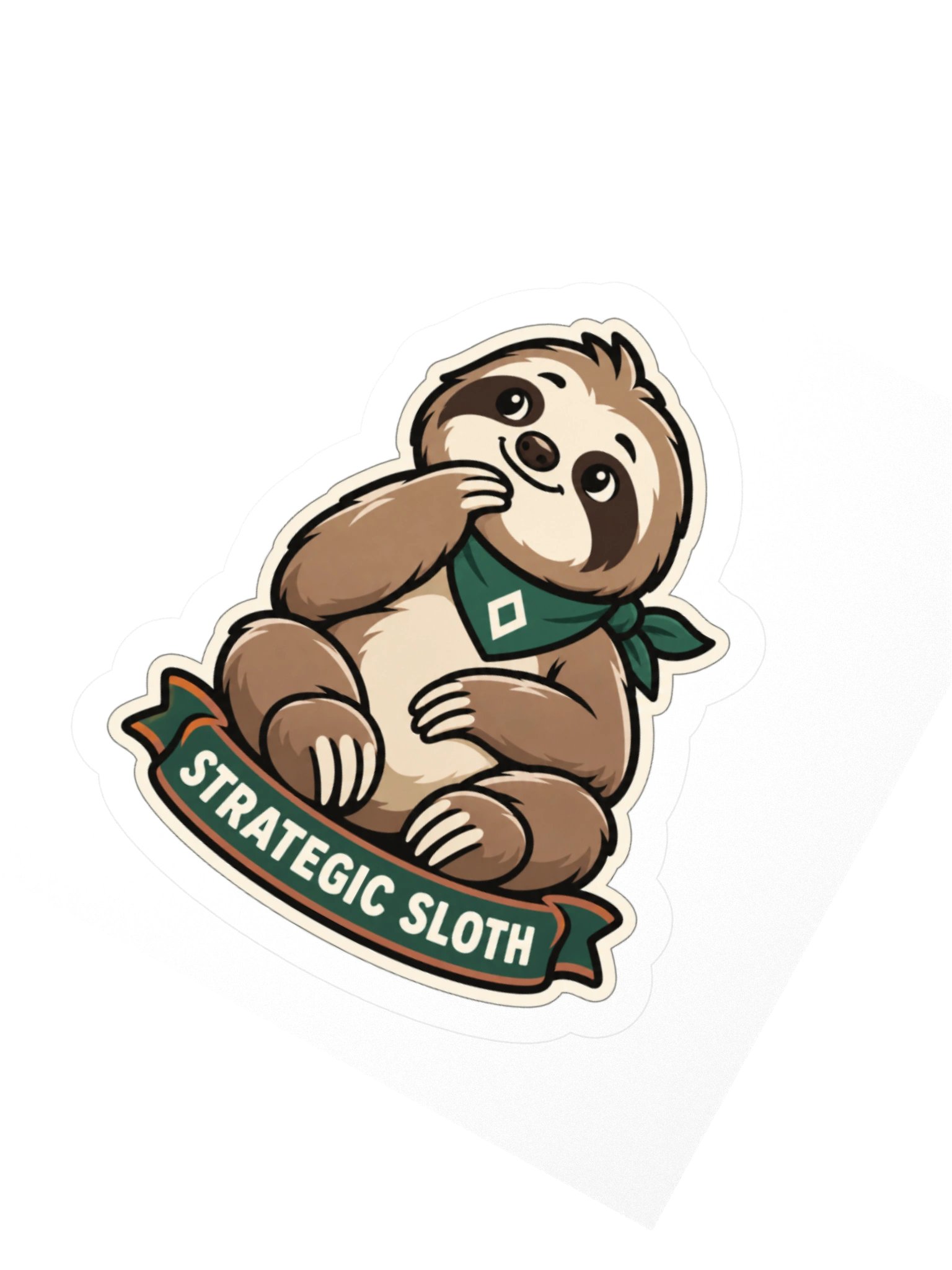 Strategic Sloth Sticker product image (3)