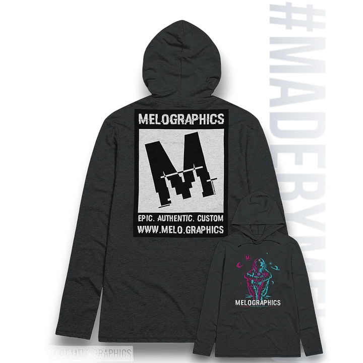 #MeloCrew Vibes: Duotone - Premium Lightweight Hoodie | #MadeByMELO product image (1)