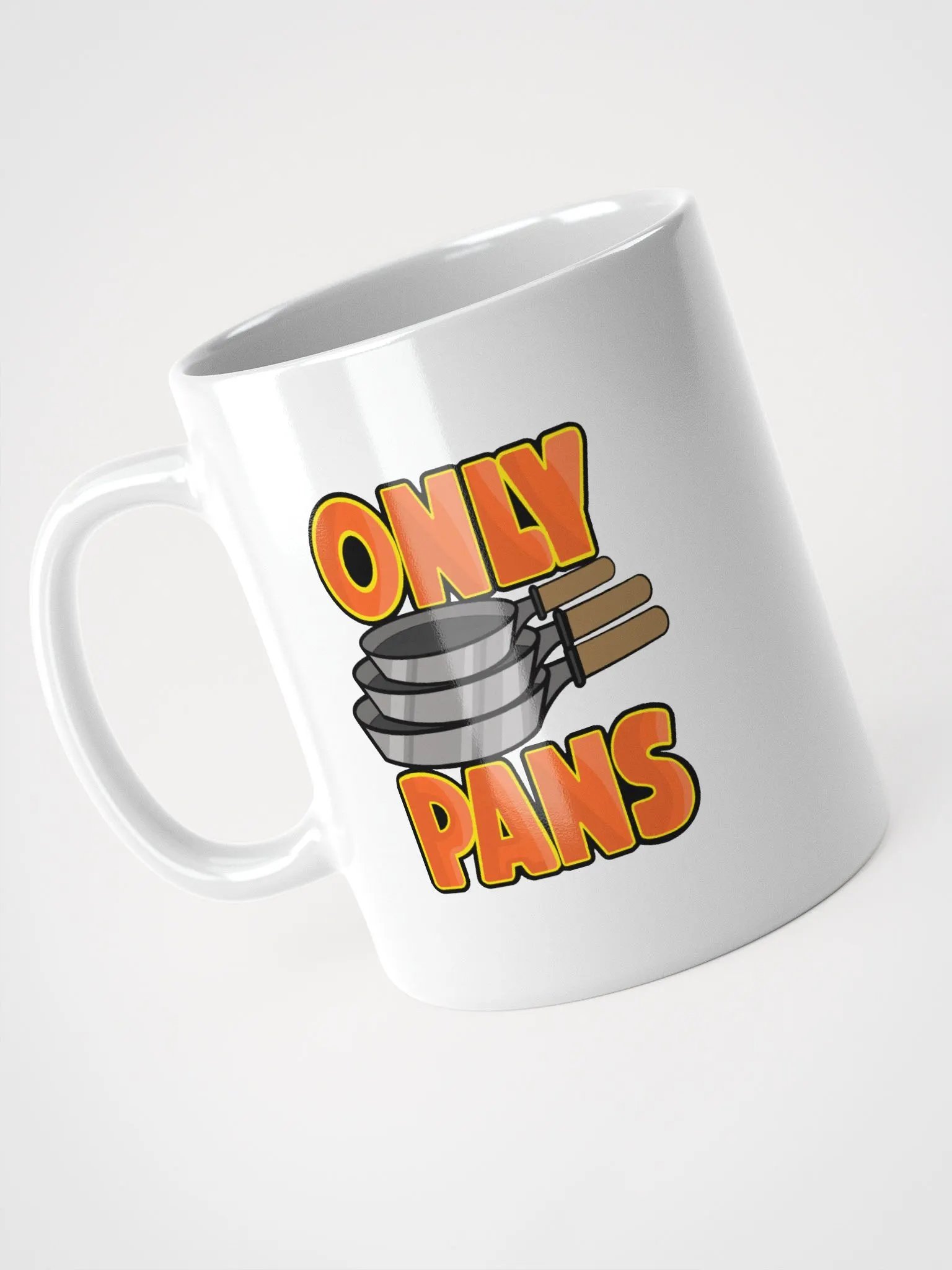 Only Pans White Glossy Mug product image (4)