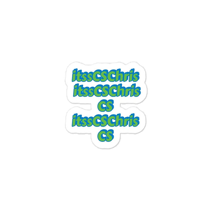 itssCSChris, itssCSChris, CS, itssCSChris CS Sticker. product image (1)