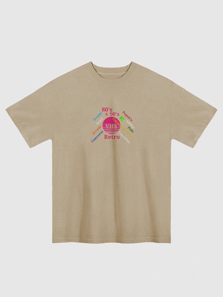 Retro Nostalgia Oversized Tee product image (1)