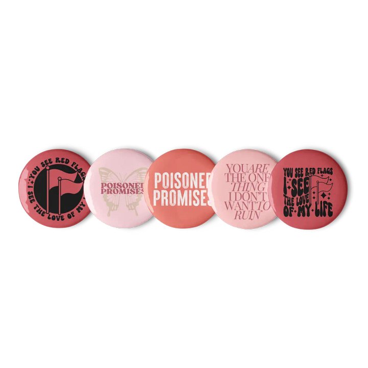 Poisoned Promises Button Set product image (3)