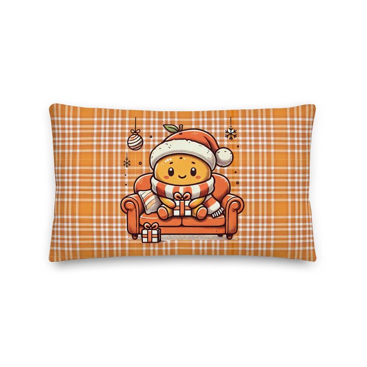 Cozy Tangerine Xmas Pillow 2 product image (1)