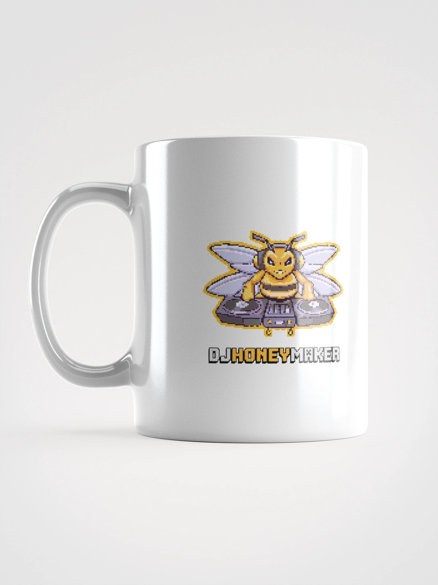 8 Bit Logo White Glossy Mug product image (18)