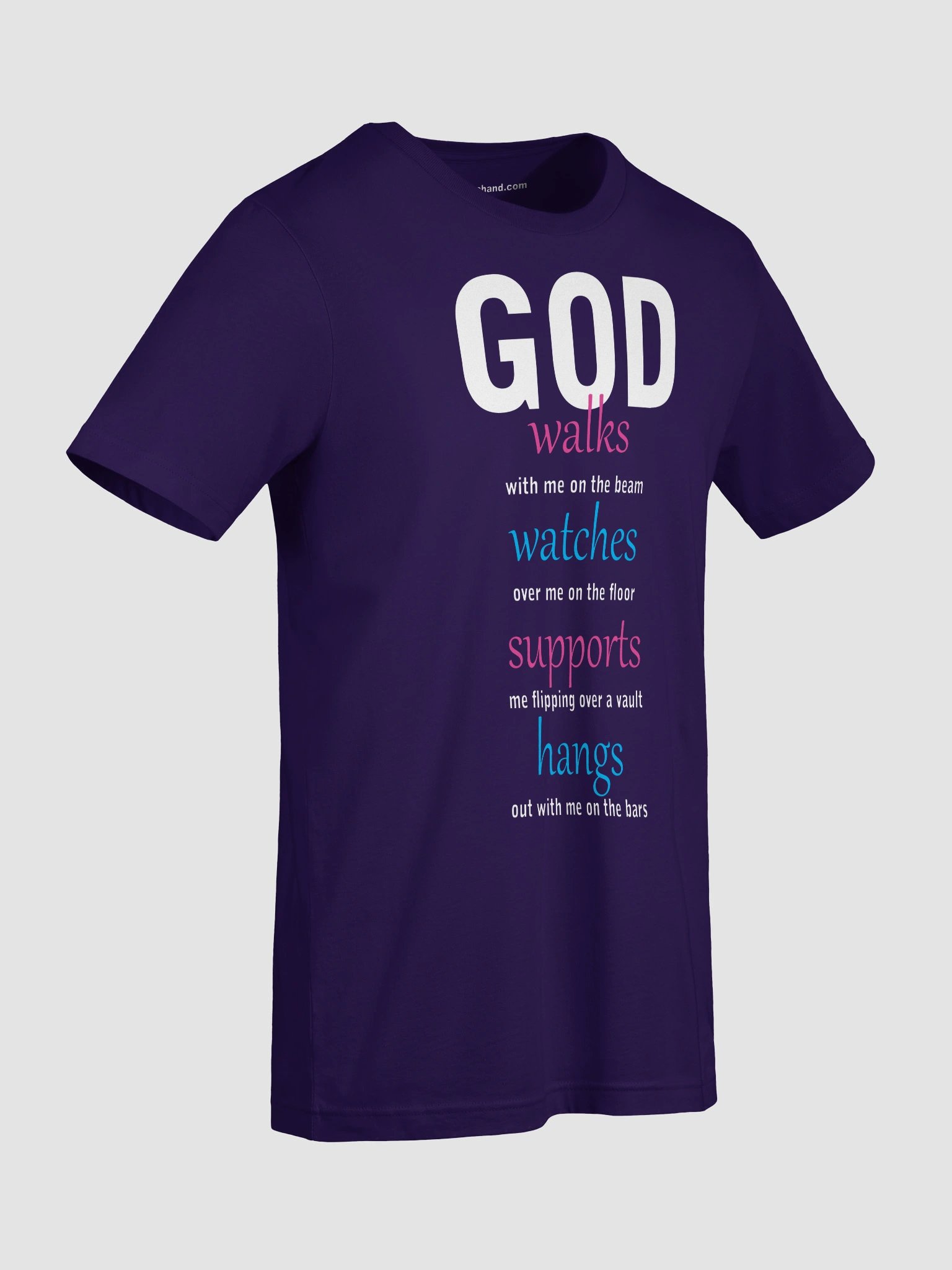 God walks-watches-supports-hangs T-Shirt PBTX product image (7)