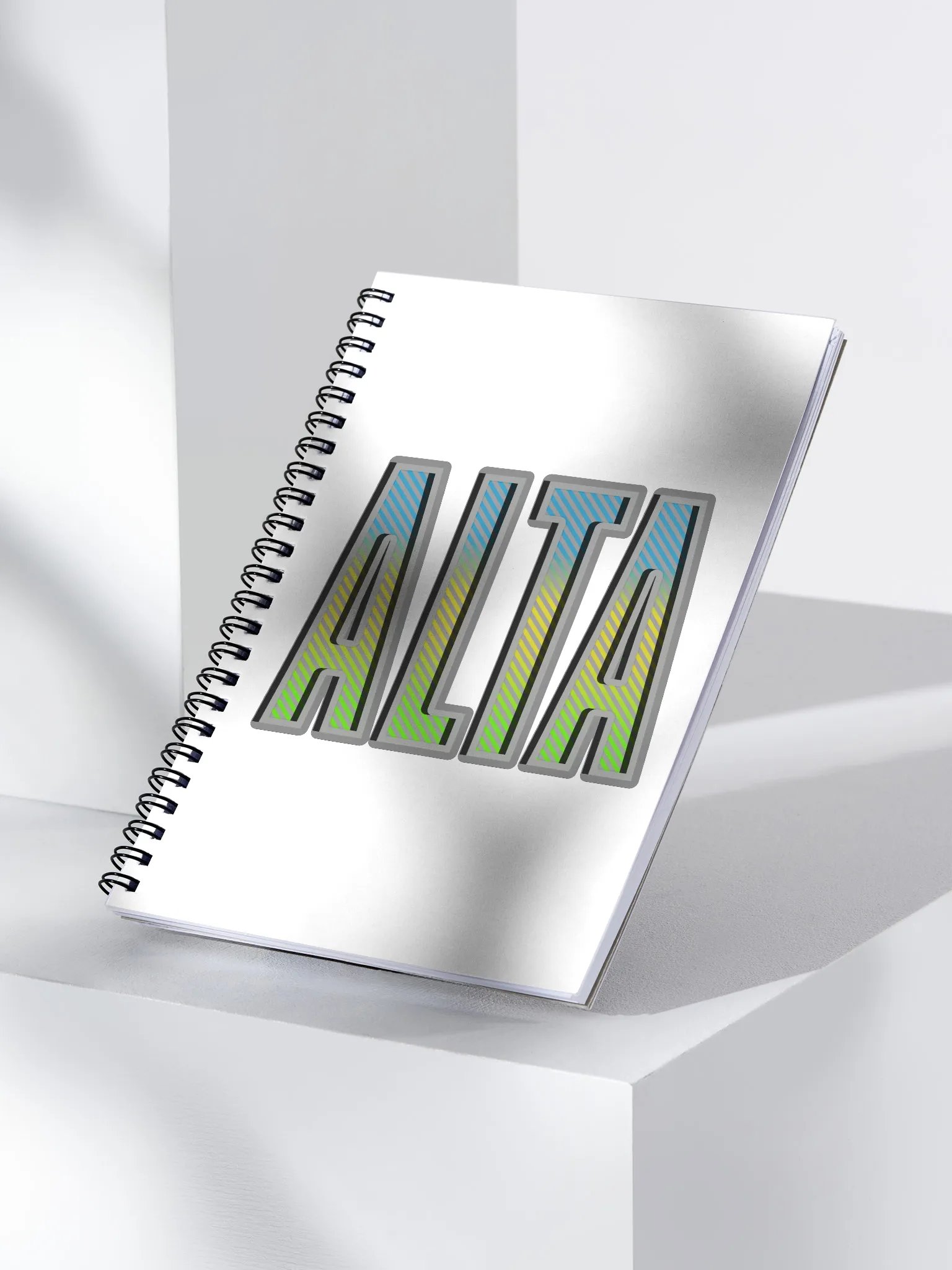 Alta Alberta Striped Spiral Notebook product image (3)