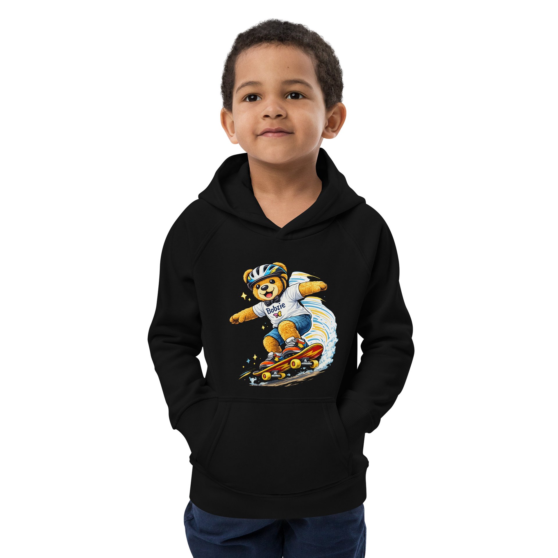 Bobzie Street Rider Kids Eco Hoodie | Adventure Edition by FayzieBobs product image (5)