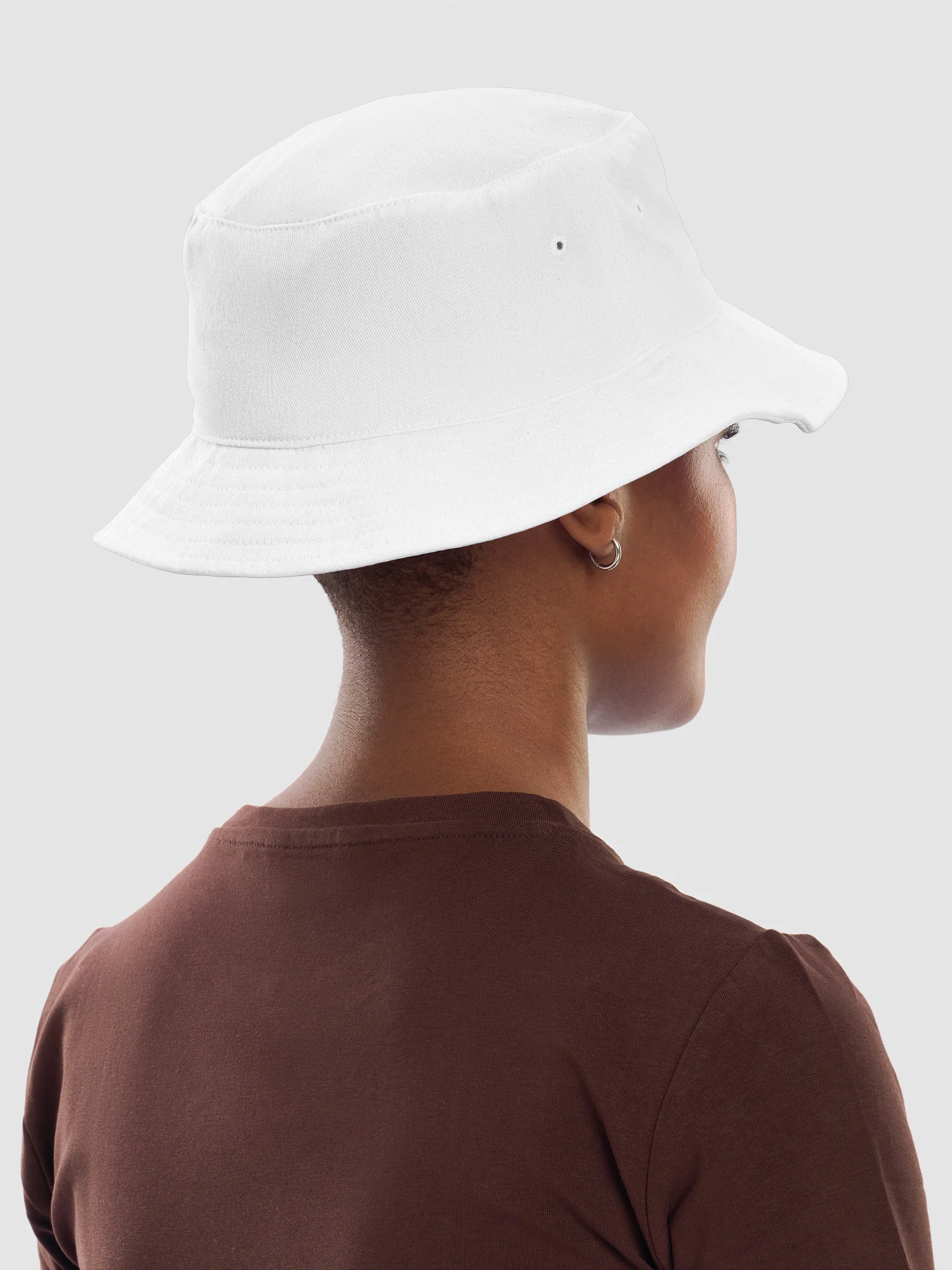 Smiling Eggplant Kawaii Bucket Hat product image (8)
