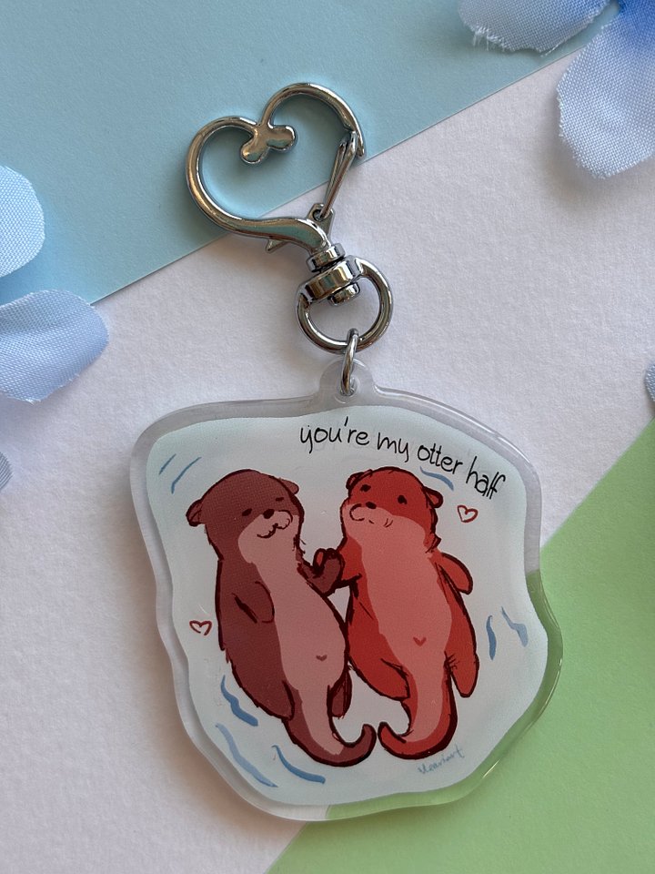 My Otter Half keychain product image (1)
