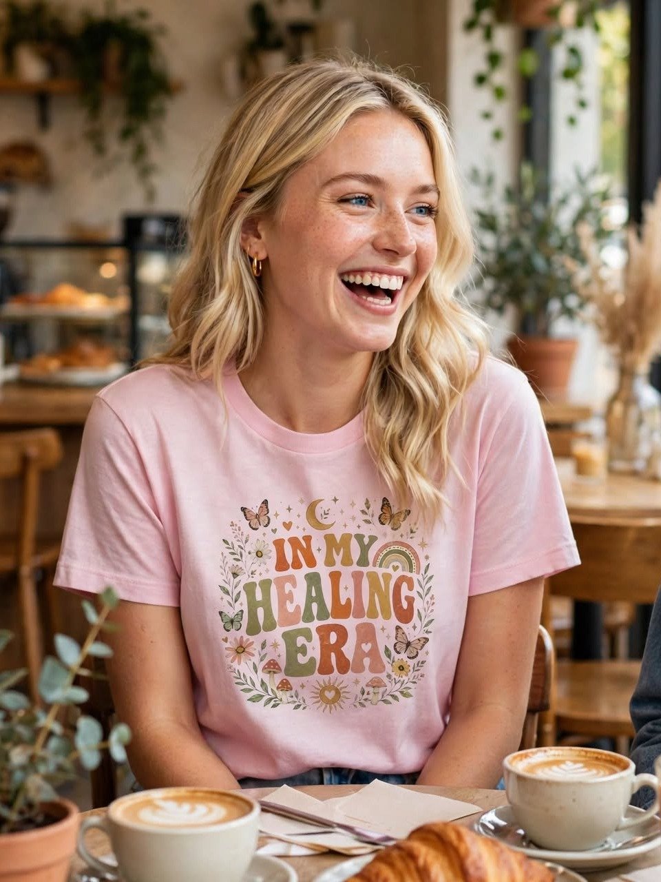 In My Healing Era Boho Wreath Tee product image (113)