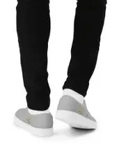 LM Origin™ Chrome Gray Sneakers | Unisex Canvas Streetwear Shoes product image (5)