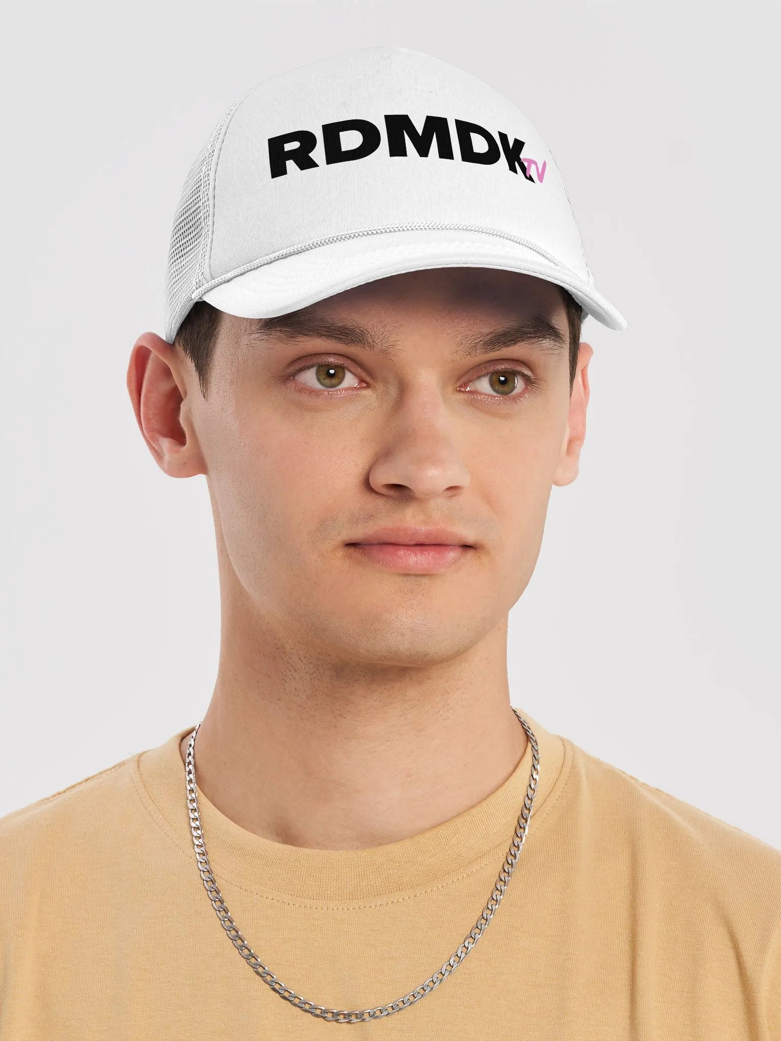 RDMDKtv Foam Trucker Hat White product image (5)