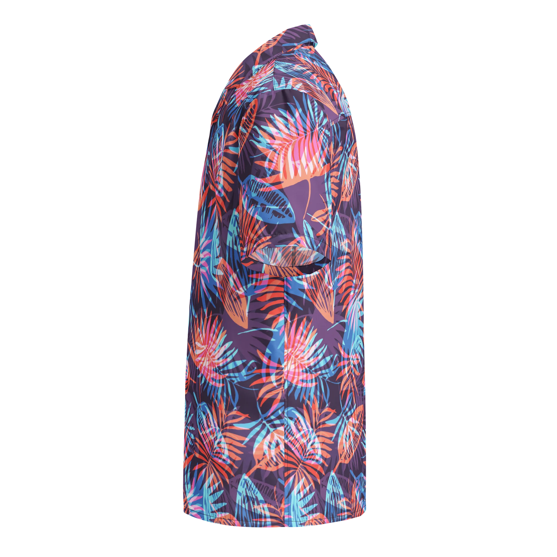 Comfortable Hawaiian Shirt with Bright Tropical Print product image (3)