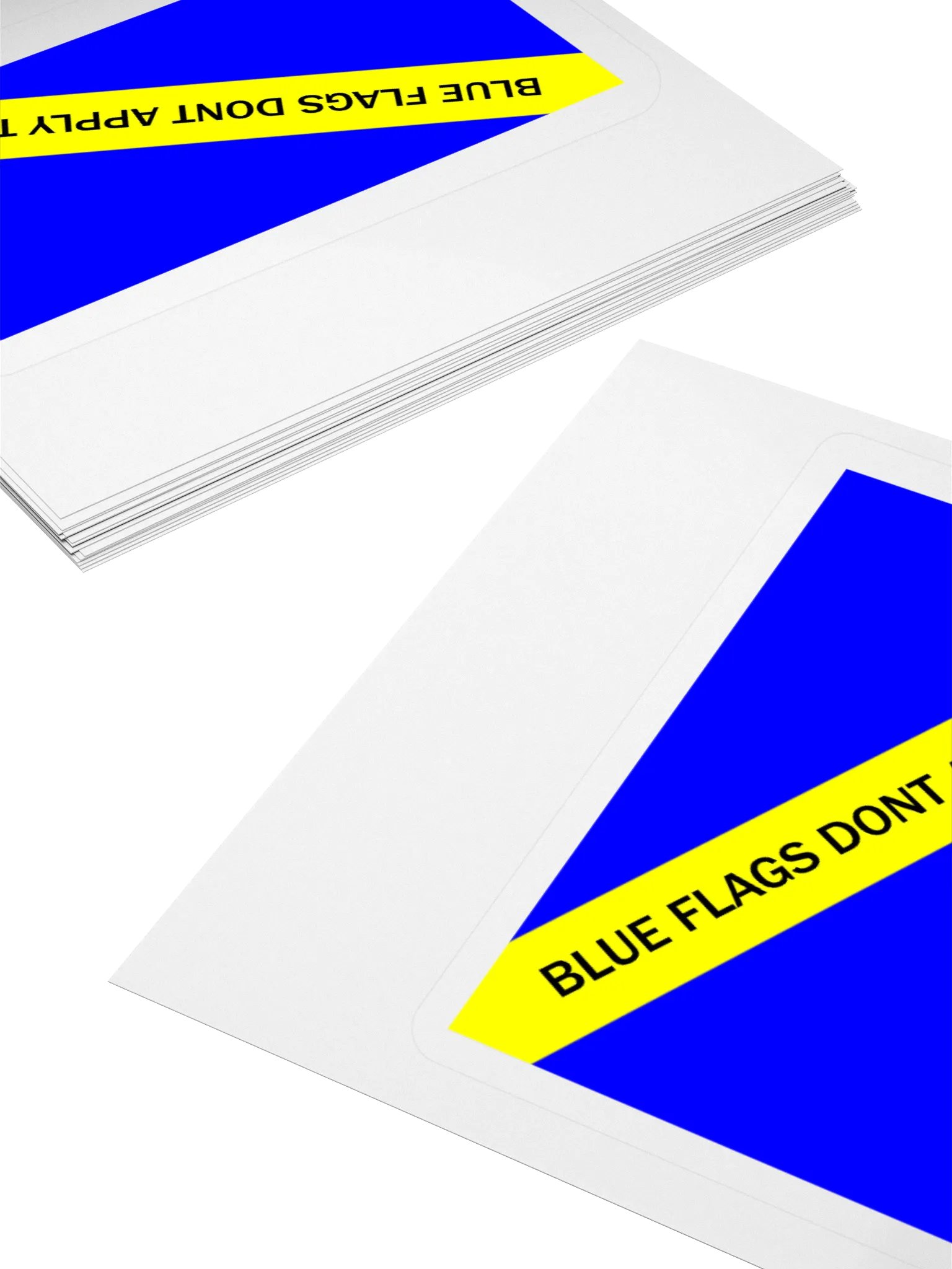 Blue Flags Don't Apply Sticker product image (4)