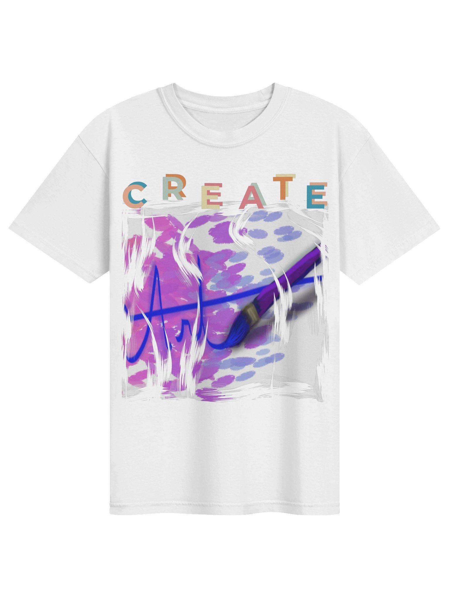 "Create Art" T-Shirt. Men's Comfort Colors Garment-Dyed Heavyweight T-Shirt product image (1)