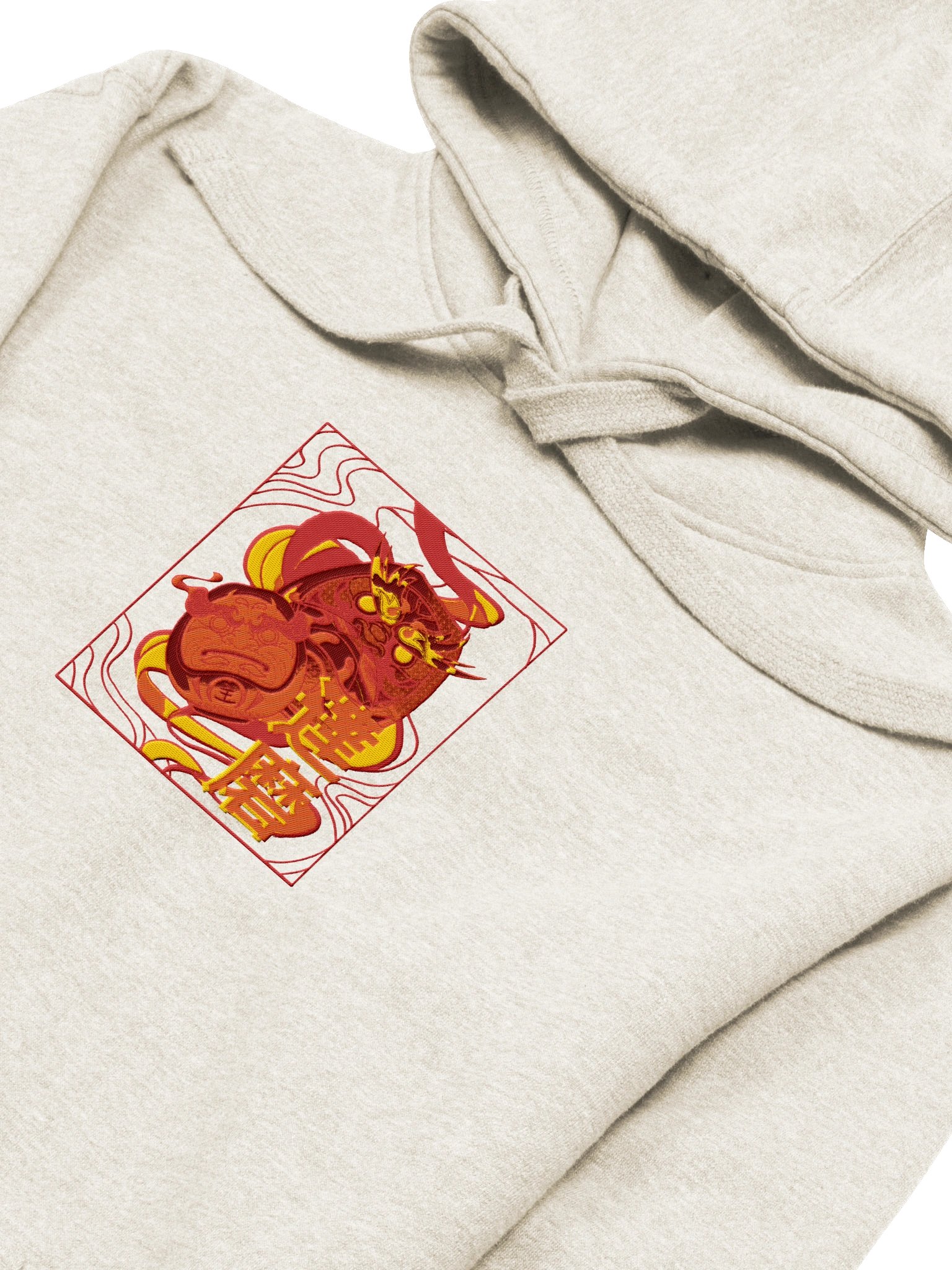 Daruma 達磨 Hoodie embroidered product image (1)