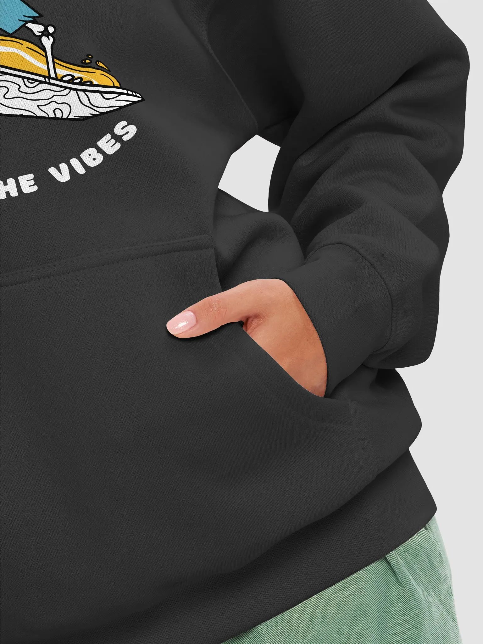 Surfing Skeleton Unisex Hoodie product image (8)