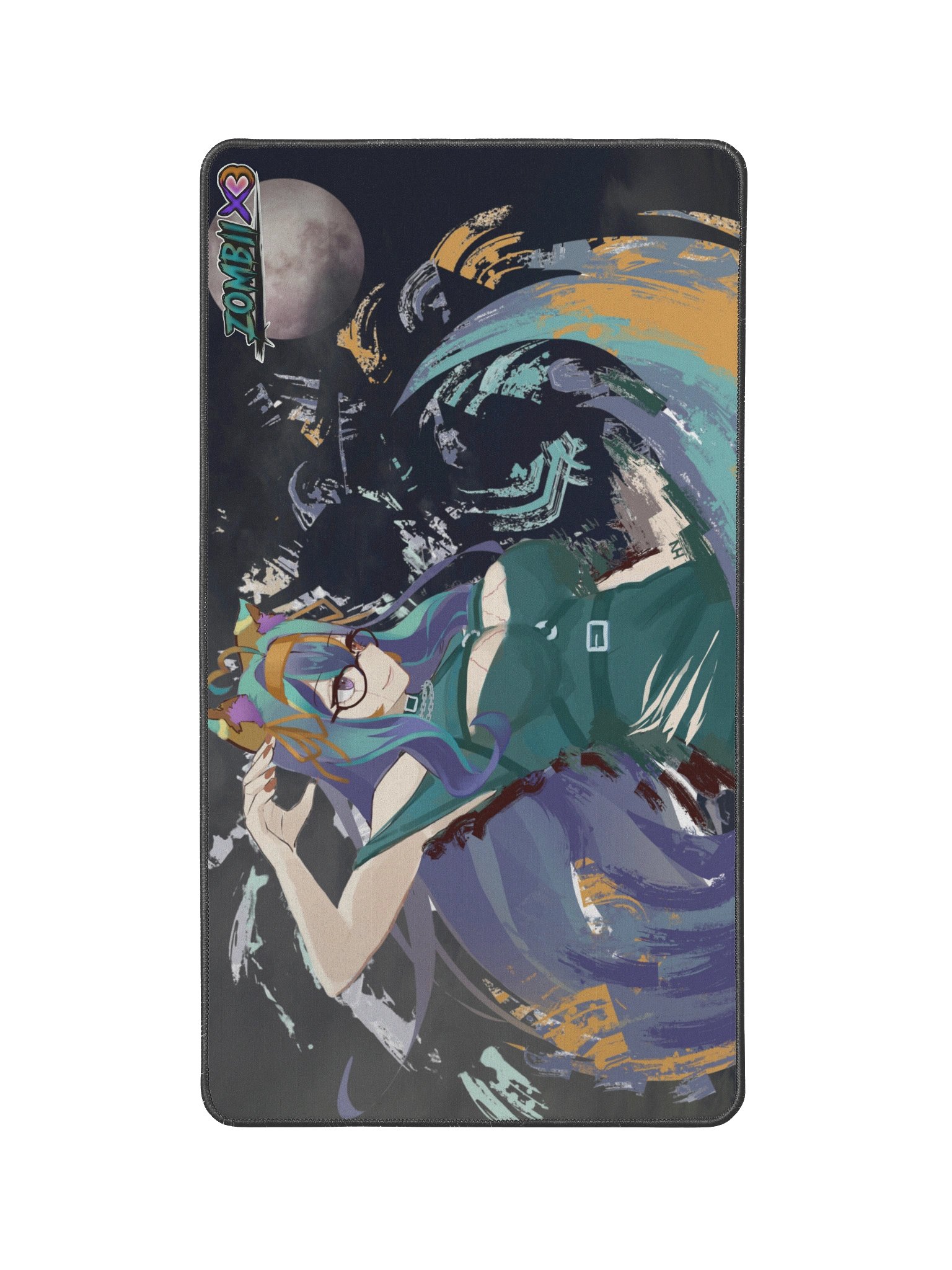Night Scene Zombii Deskmat product image (1)