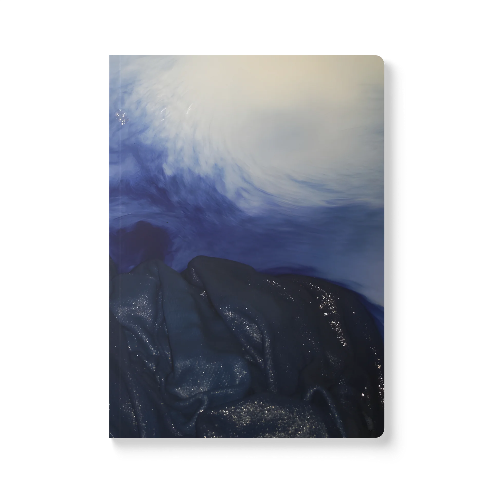 blue ink — from "holding" | softcover notebook | eza | casa de karma product image (1)