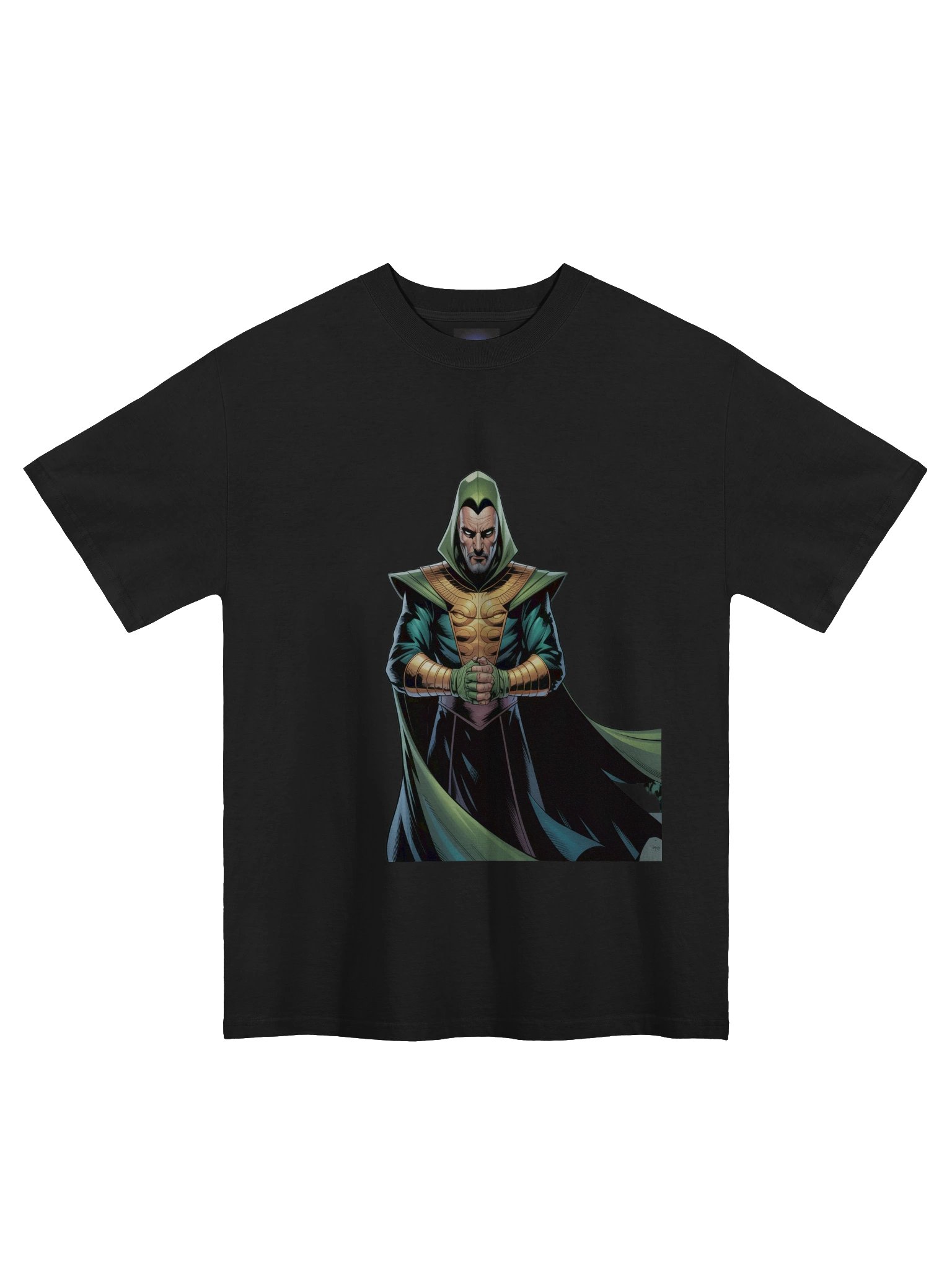 Demon's Dominion: Ra’s Al Ghul Inspired Oversized Faded T-Shirt product image (3)