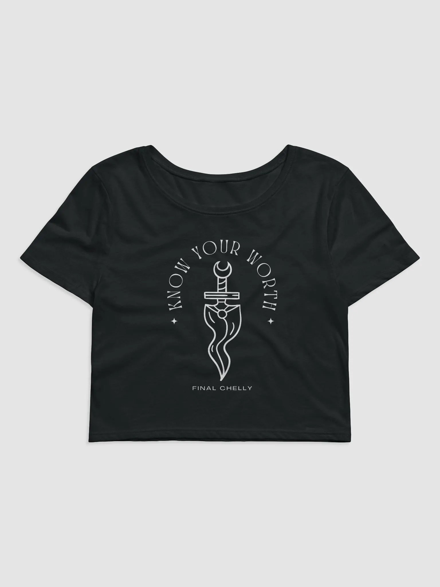 Know Your Worth Crop Top product image (1)