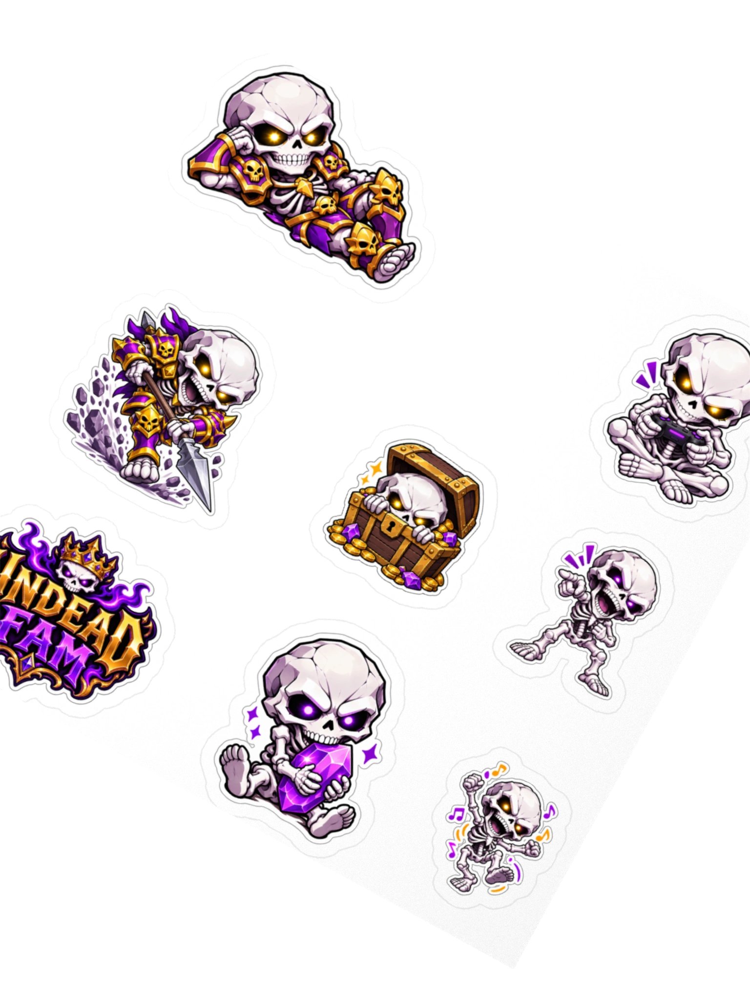 Undead Fam Minion Stickers product image (2)