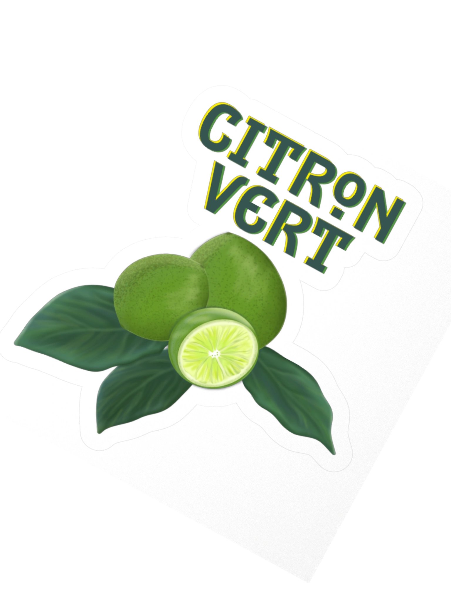 Citron Vert – Kiss Cut Sticker product image (5)