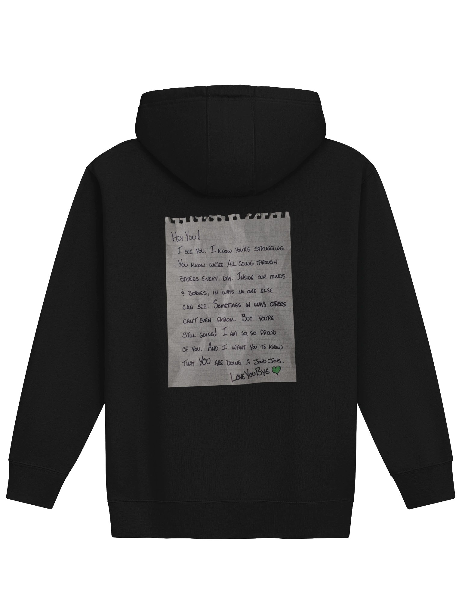 LoveYouBye💚 "Sign Off" Hoodie product image (1)