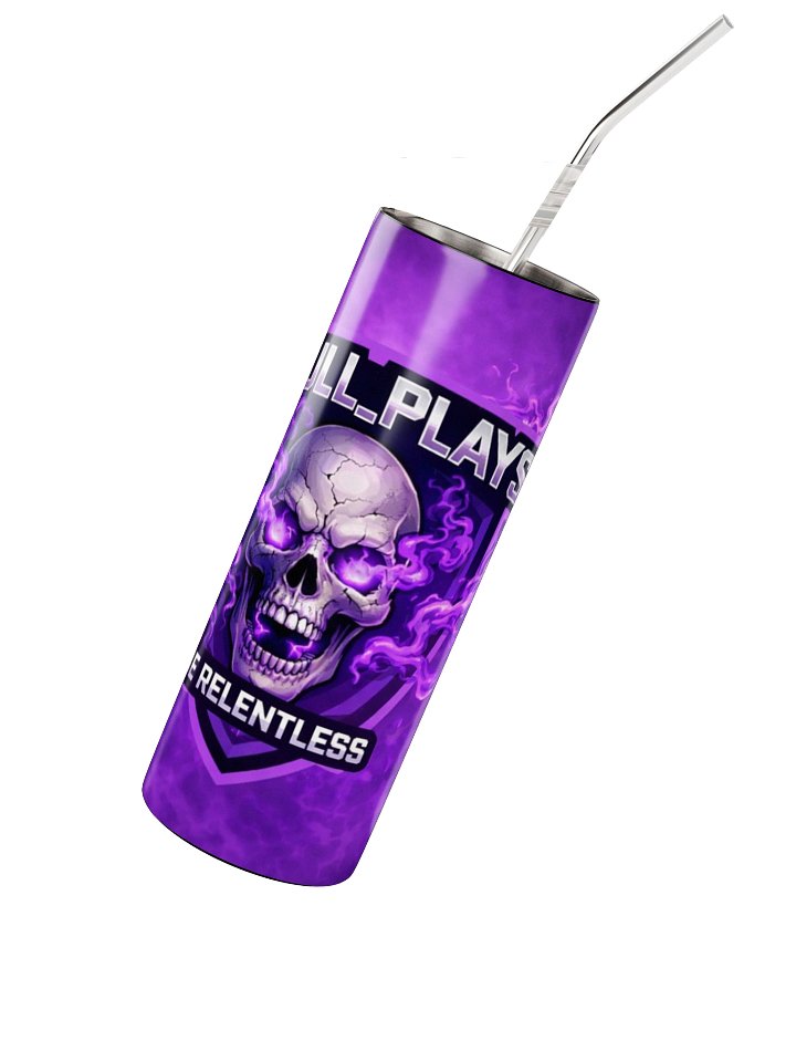 Relentless Skull Stainless Steel Tumbler product image (2)