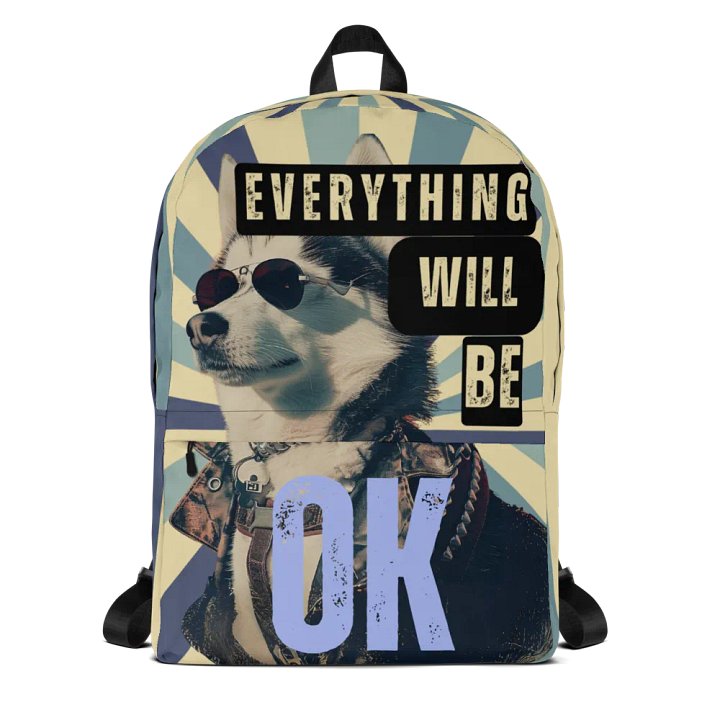 Siberian Husky Everything Will Be OK Hoodie product image (1)