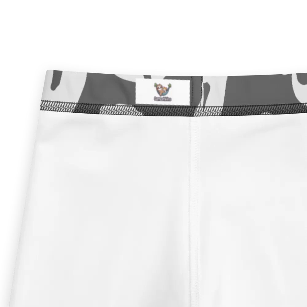Grey Flowing Jungle Kids Leggings product image (3)