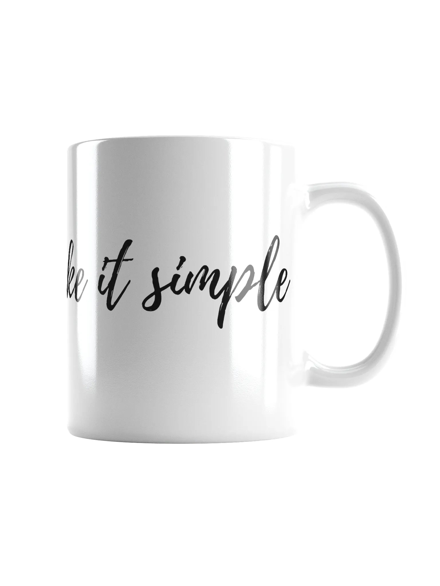 Make It Simple Mug product image (2)