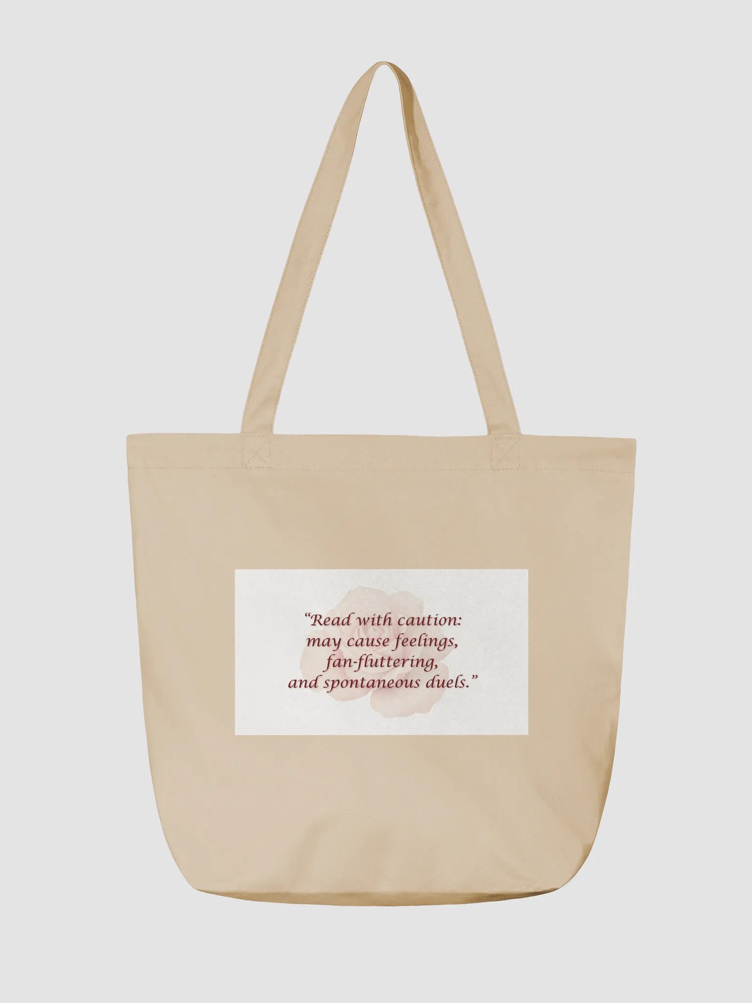 Improper Entanglements – “Read with Caution” Canvas Tote product image (2)
