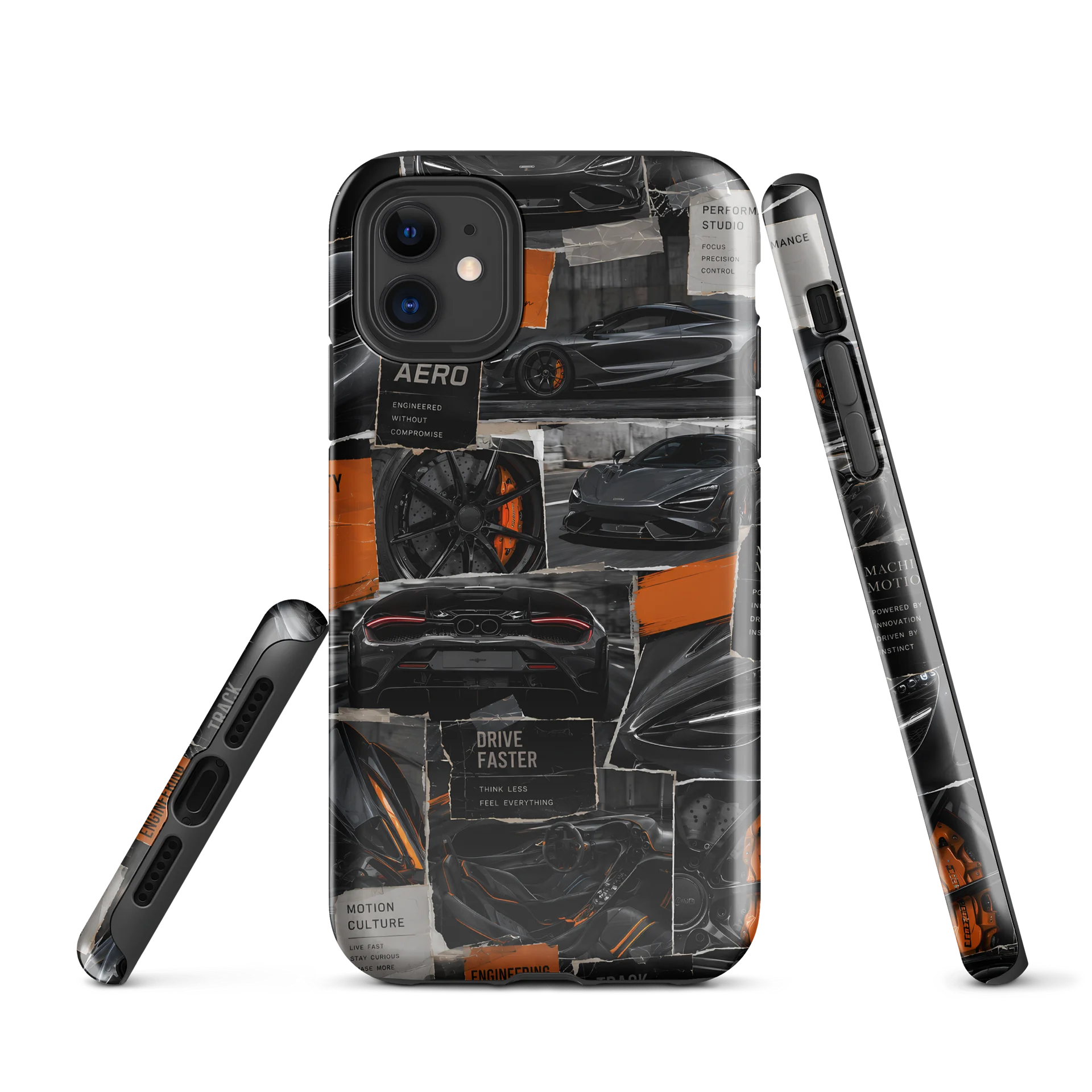 Carbon Society Stealth Orange Collage Premium Tough Case product image (1)
