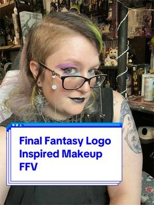 Welcome to part V! I really love the dragons of this game and I love that they got to be recognized in the game logo. #twitchstreamer #kofiartist #vgencommissionsopen #makeuptutorial #finalfantasy 