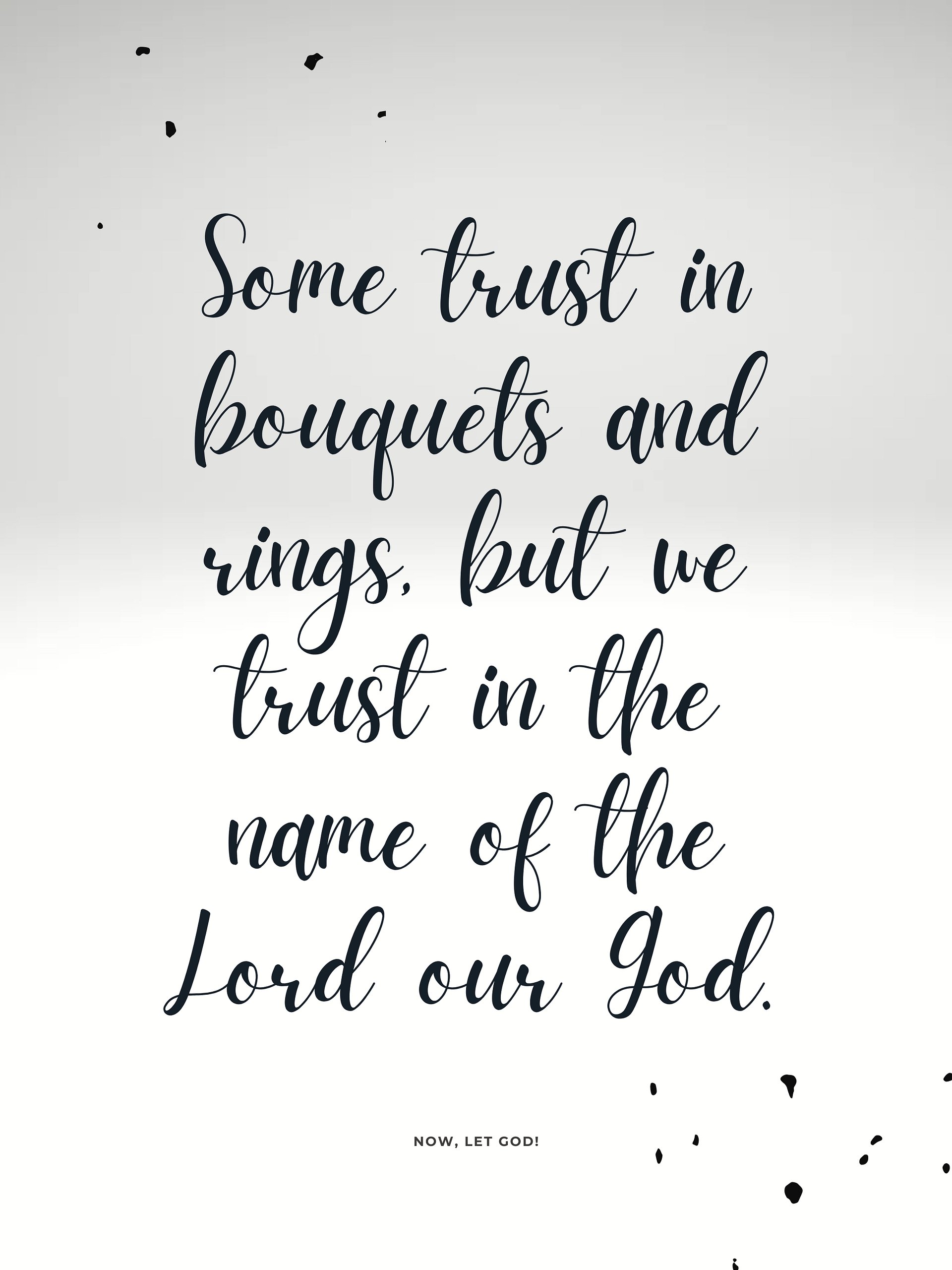 Some trust in bouquets - Digital Print product image (1)