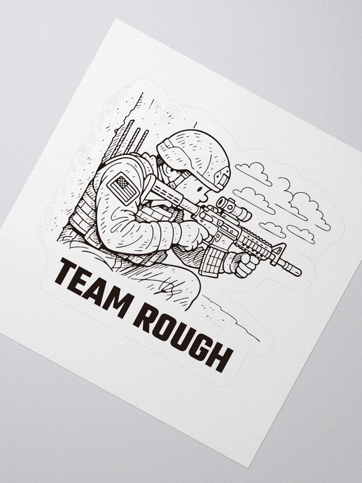 Team Rough – Military-Inspired Bold Graphic Tee | i Roar Concept Design product image (4)
