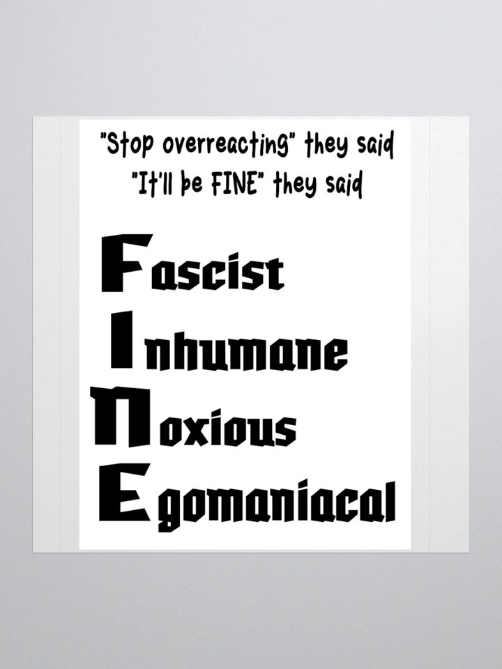 It'll be FINE sticker product image (1)