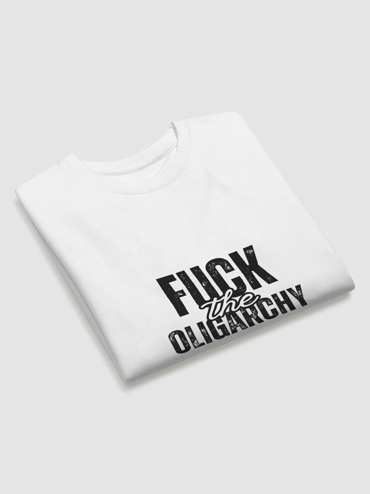 Fuck the Oligarchy Premium Sweatshirt (lighter colors) product image (3)
