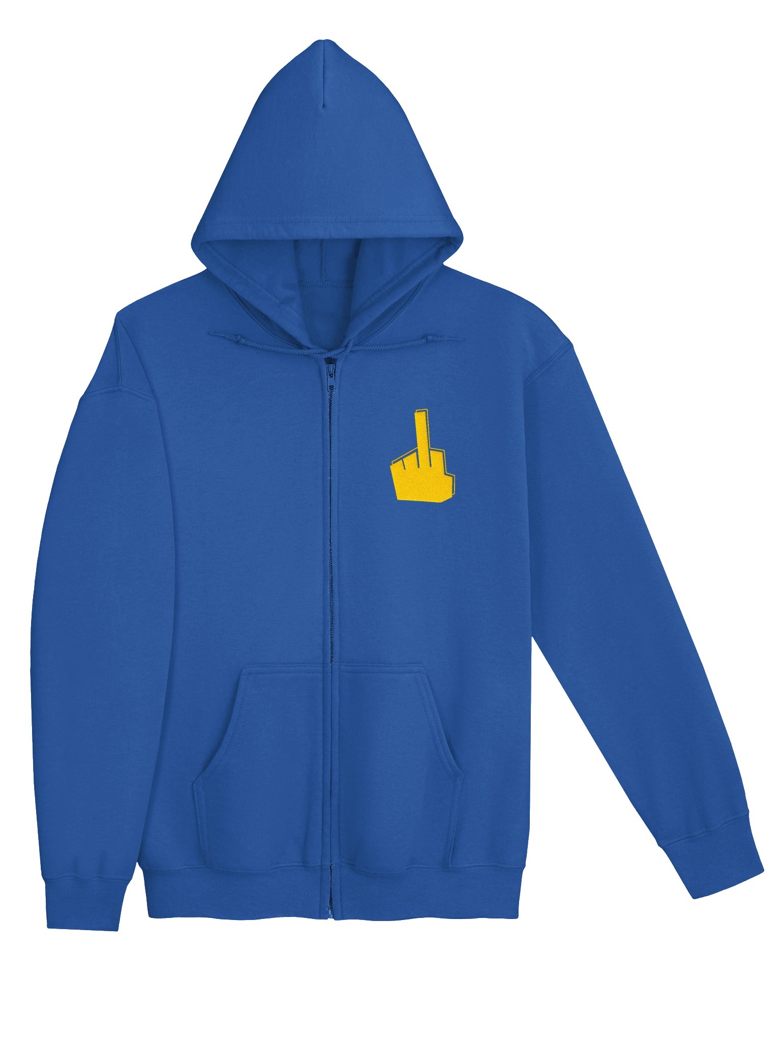 Sweat zip Doigt D'Honneur - Brodé ! (doré) product image (3)