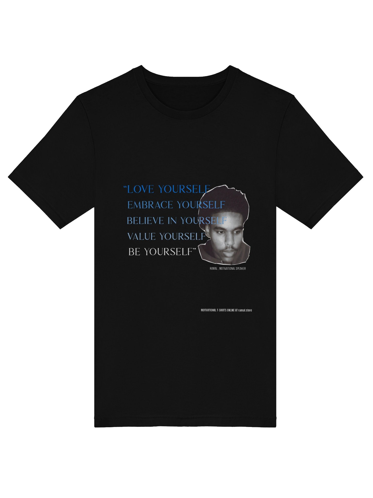 MOTIVATIONAL T-SHIRT - BLUE LETTERS product image (5)