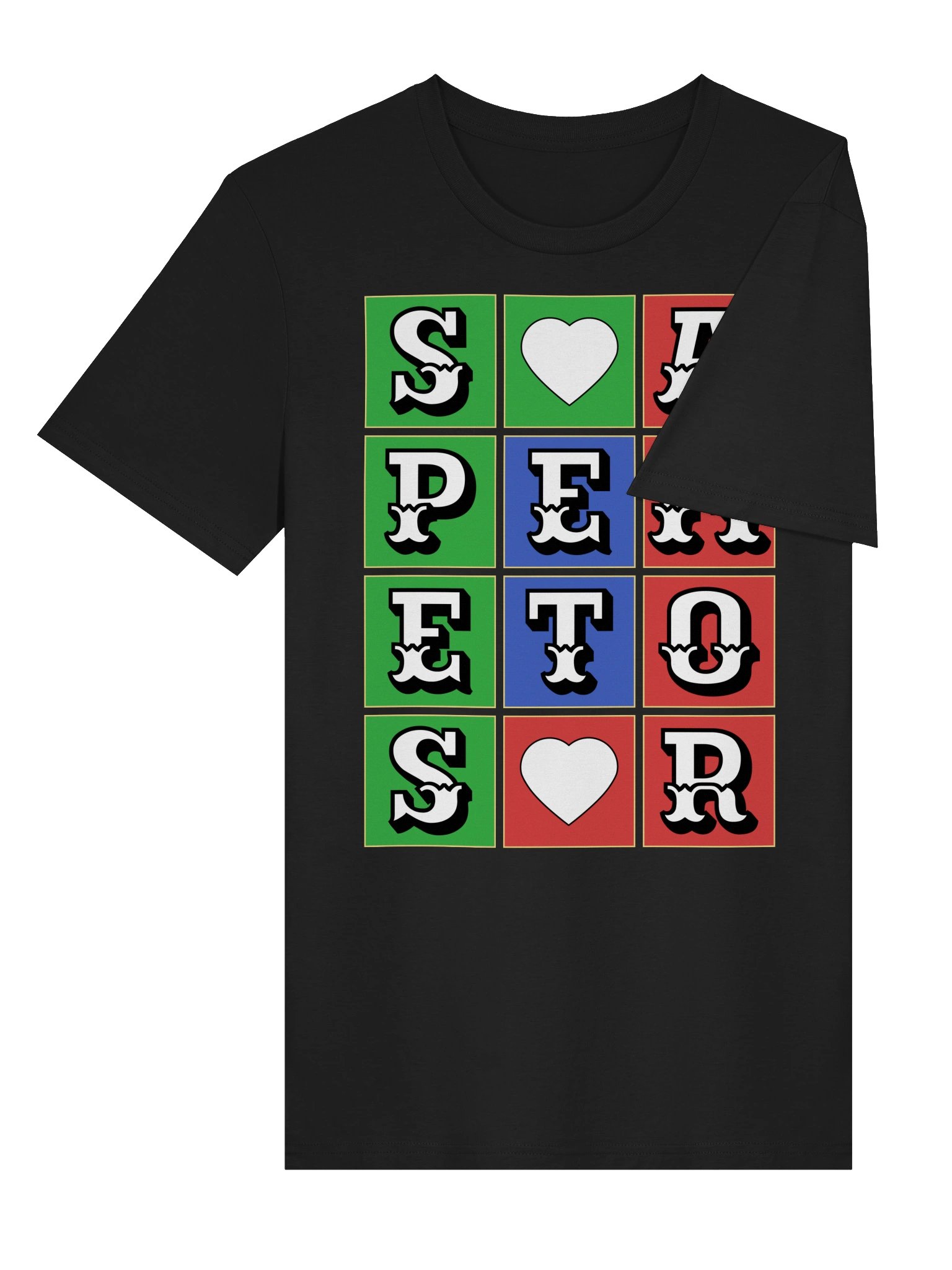 Hope and Love In Latin Quote Unisex Organic Cotton Graphic T-shirt product image (4)