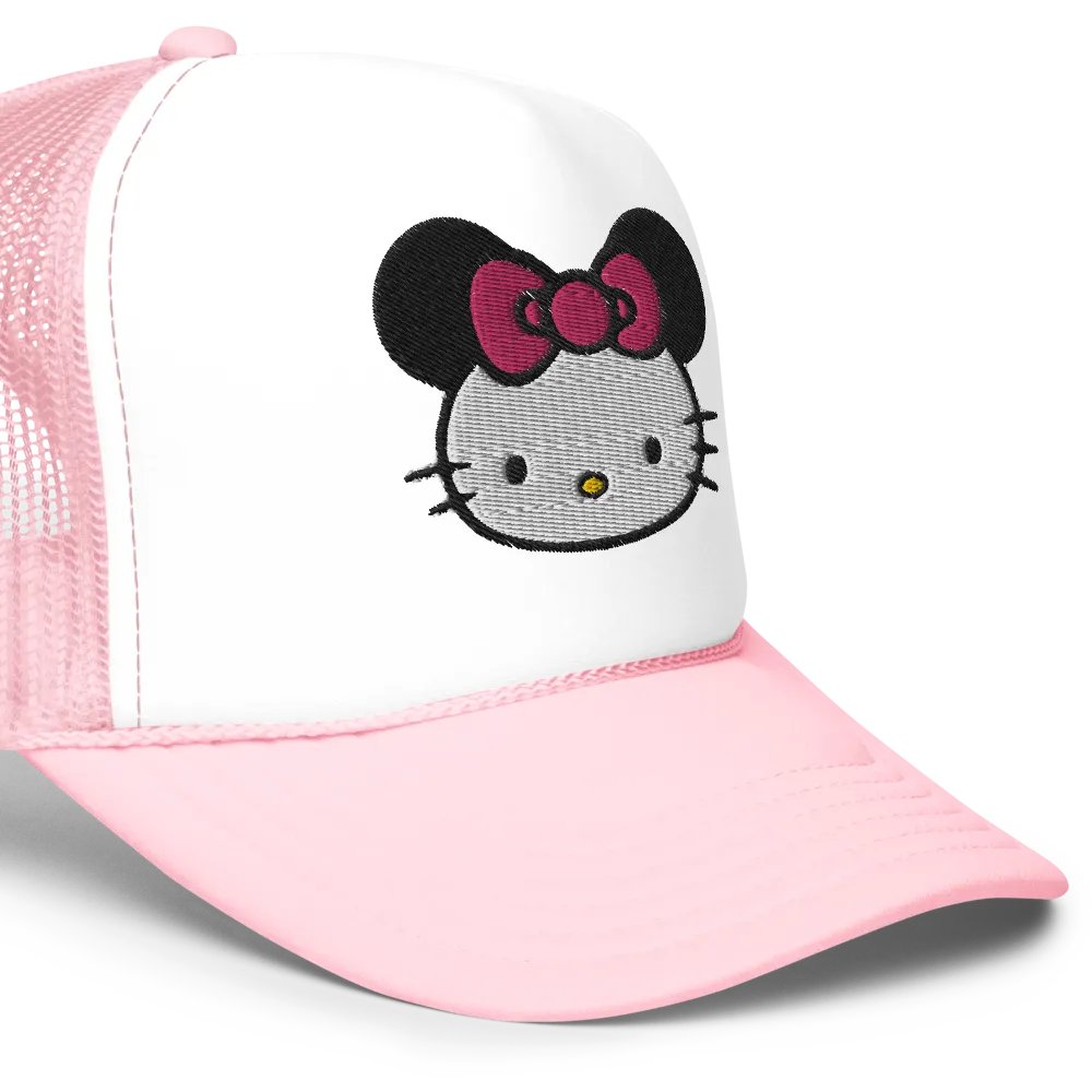 Hello Kitty x Minnie Trucker Hat (Pink Bow) product image (7)