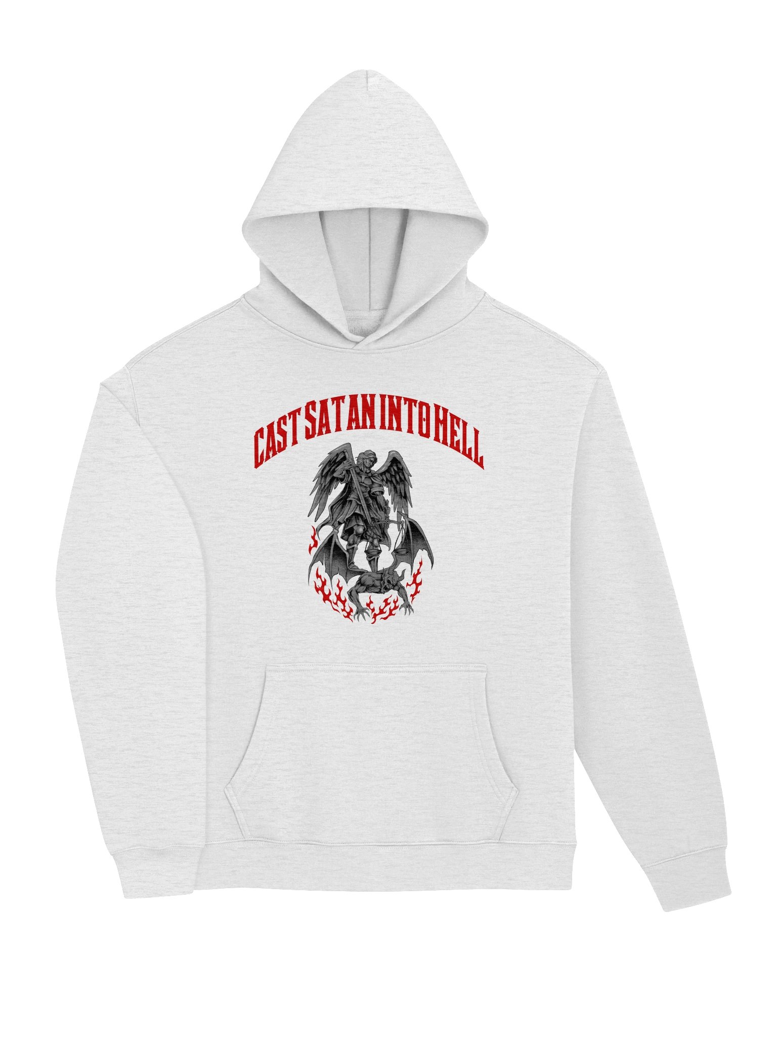 Cast Satan into Hell Metacore Saint Michael NEW - Oversized Hoodie Front product image (60)