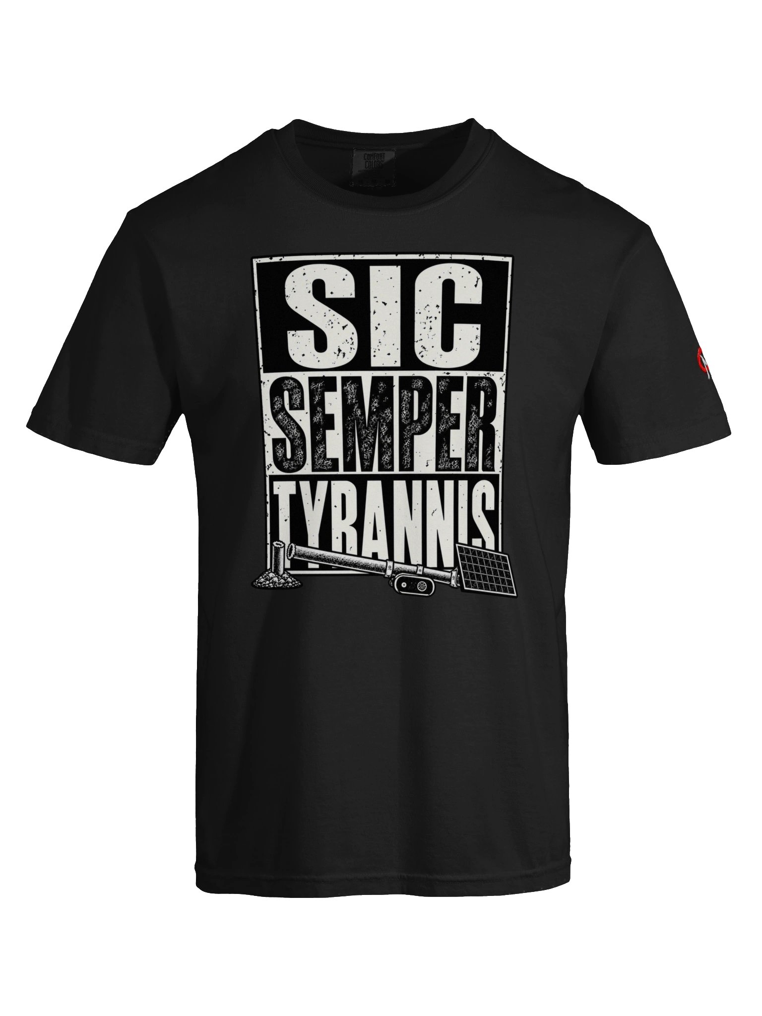 Sic Semper Tyrannis Banner Civic Menace T-Shirt product image (2)