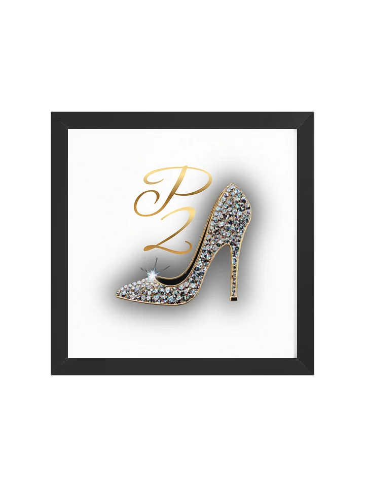 Poised Princess Jeweled Stiletto Glam — Framed Matte Poster product image (2)