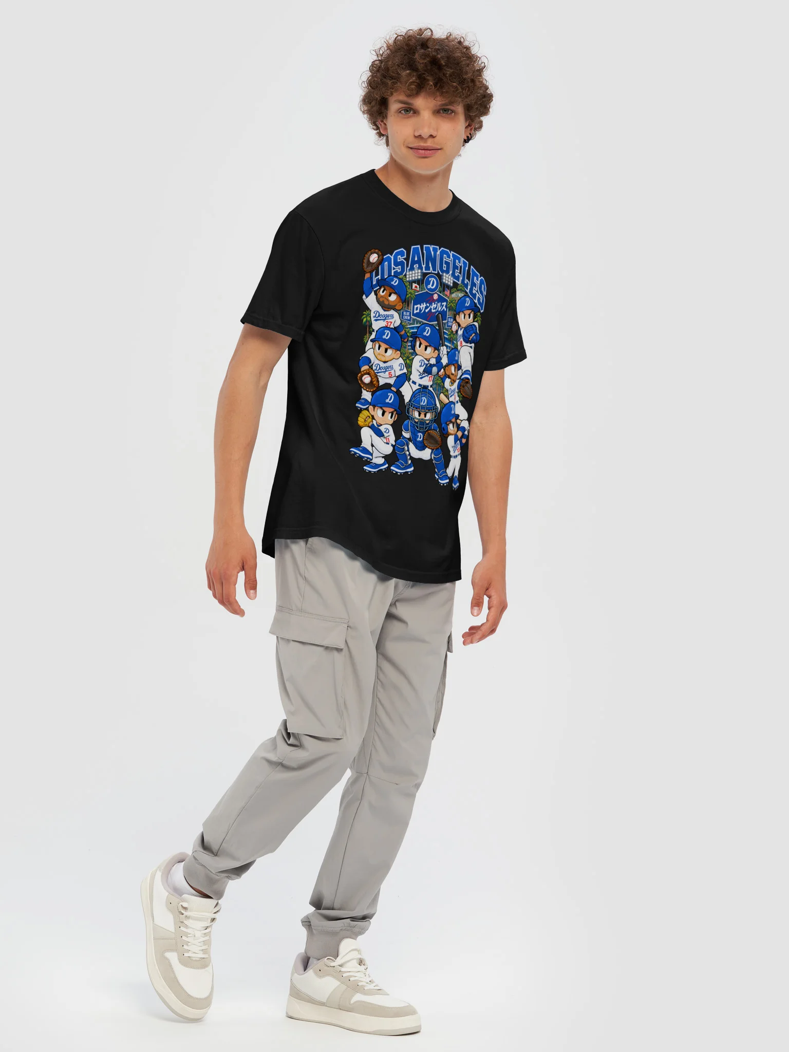 Los Angeles Baseball Animated Player T-Shirt product image (7)