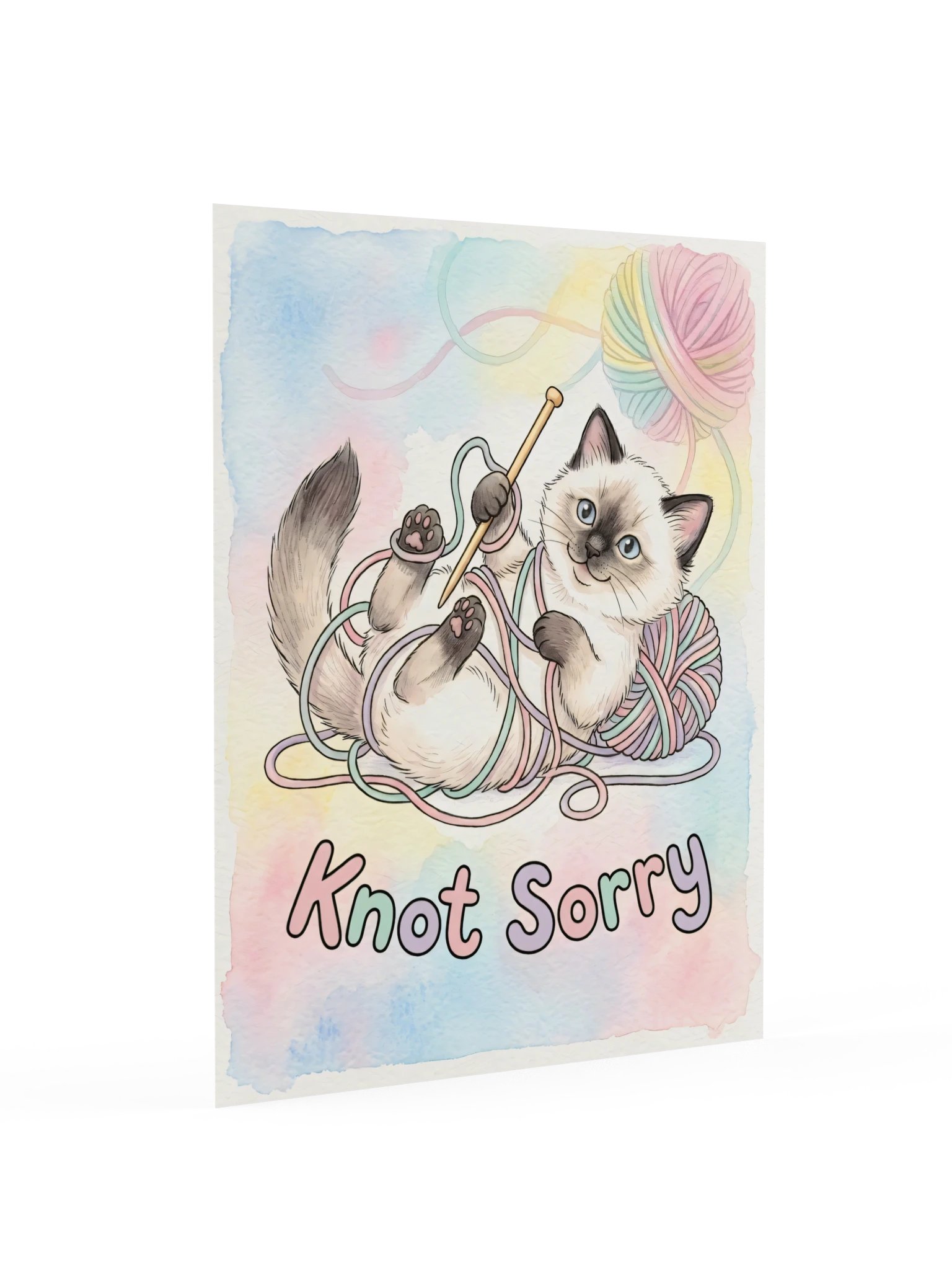 Yarn Tangle Birman Poster product image (16)