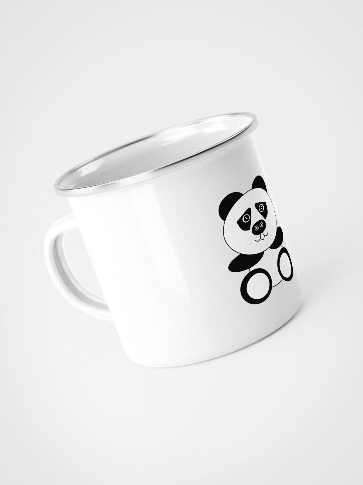 Pawsome Panda Enamel Mug product image (4)
