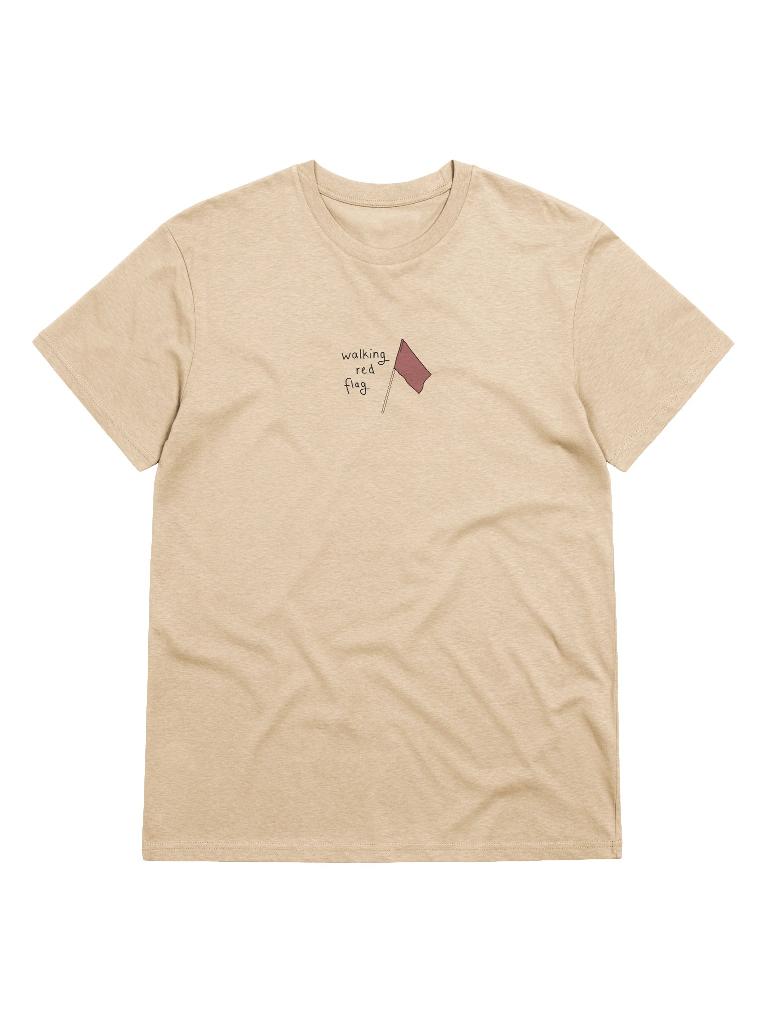 walking red flag - T - Shirt product image (1)